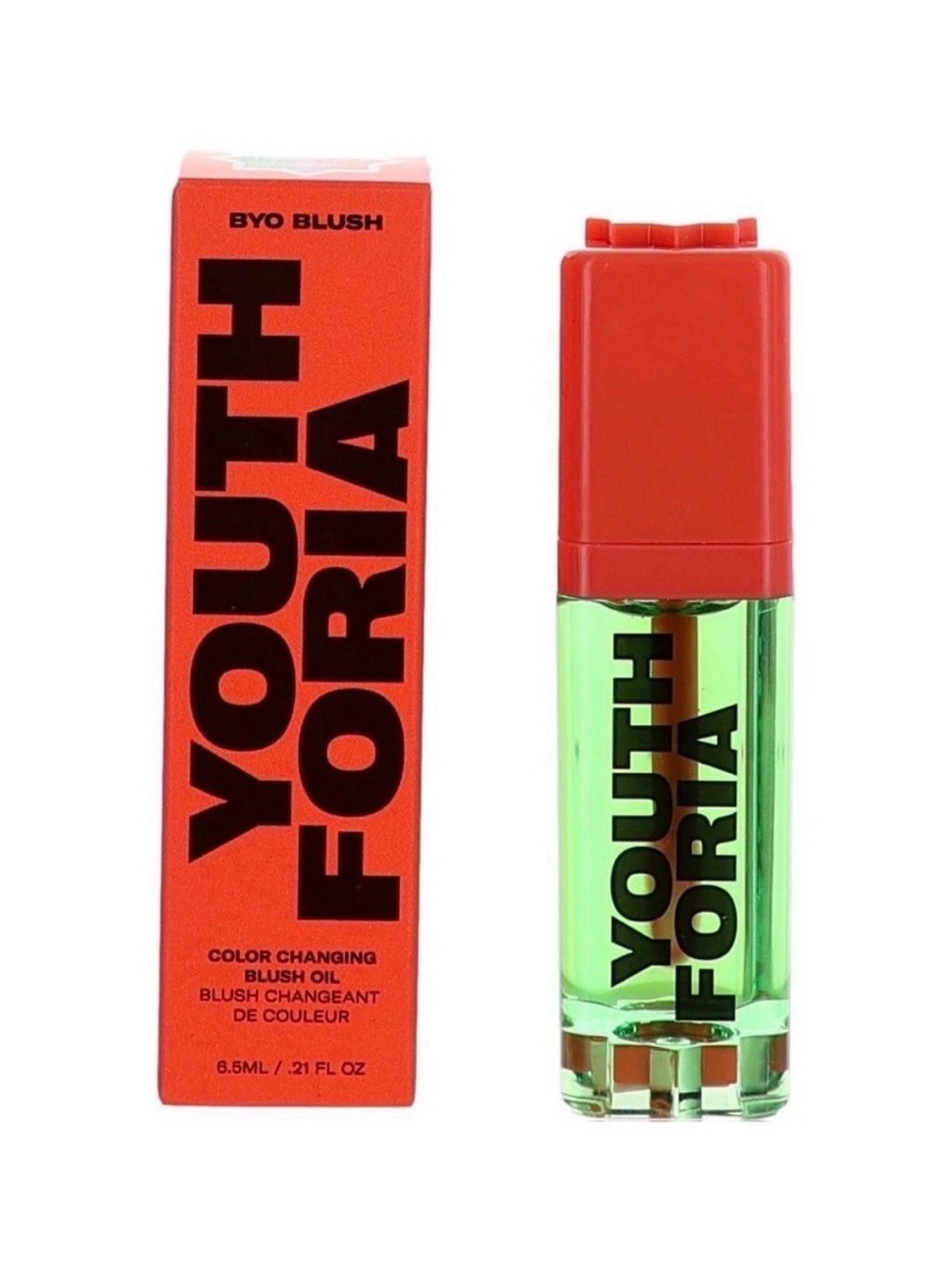 Youth Foria BYO Blush Color-Changing Blush Oil — for lips to!  MSRP 36.00